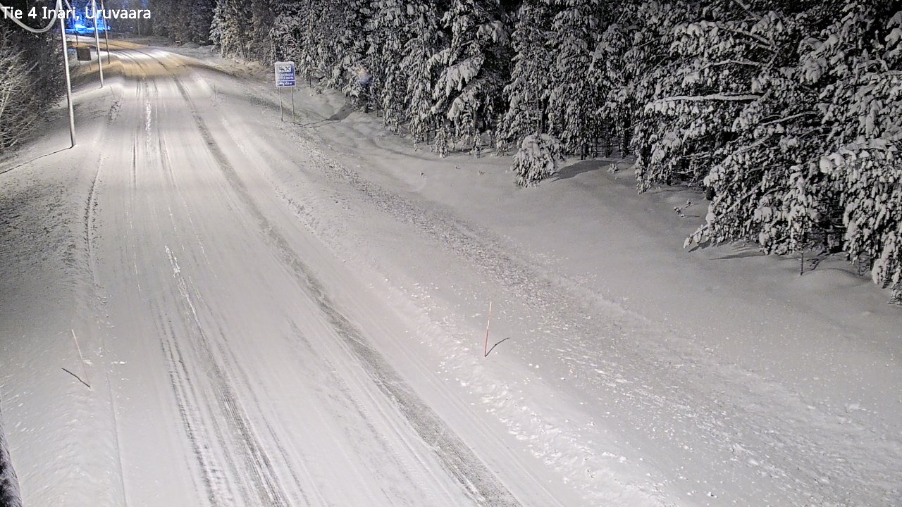 Weather Camera Image Road 4 Inari, Uruvaara, Inari, Lappi