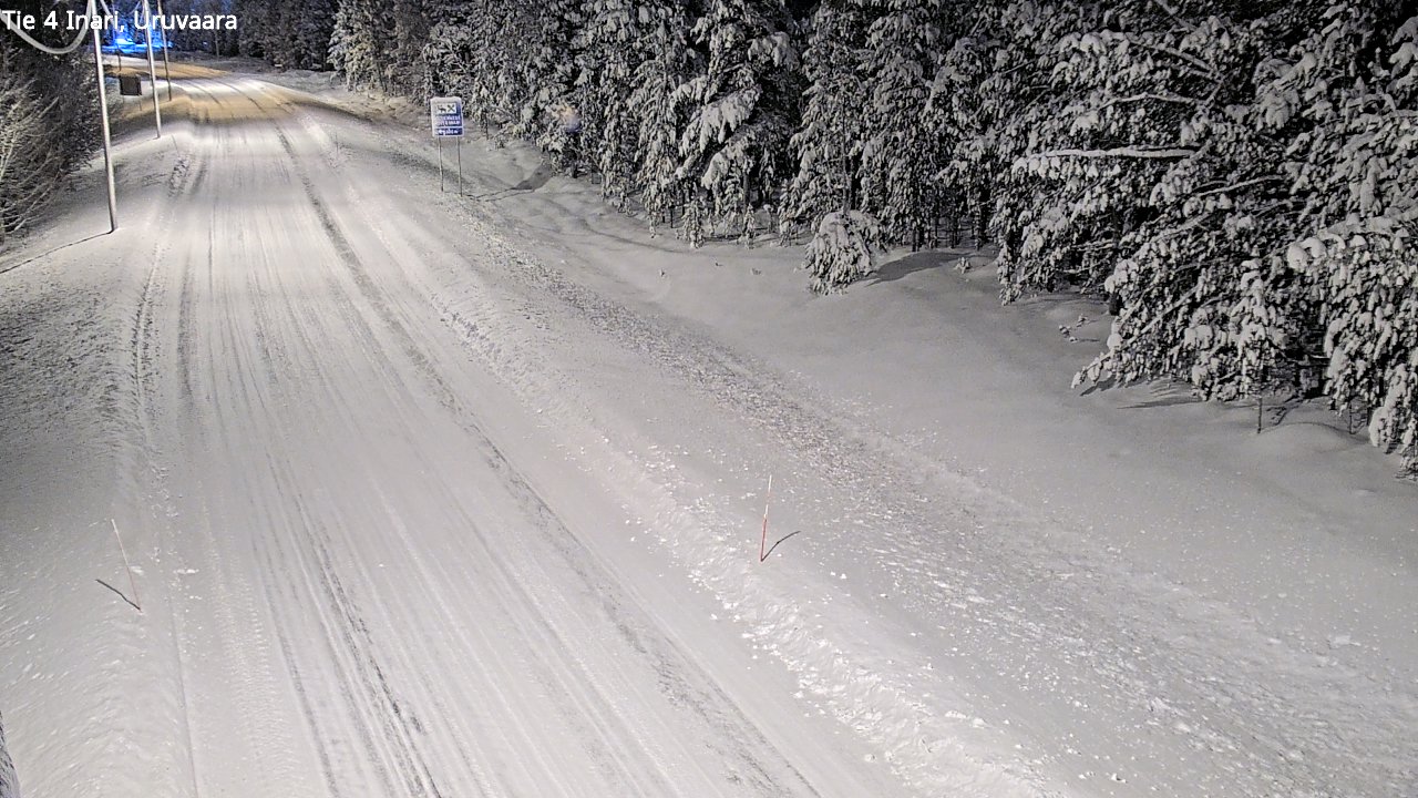 Weather Camera Image Road 4 Inari, Uruvaara, Inari, Lappi