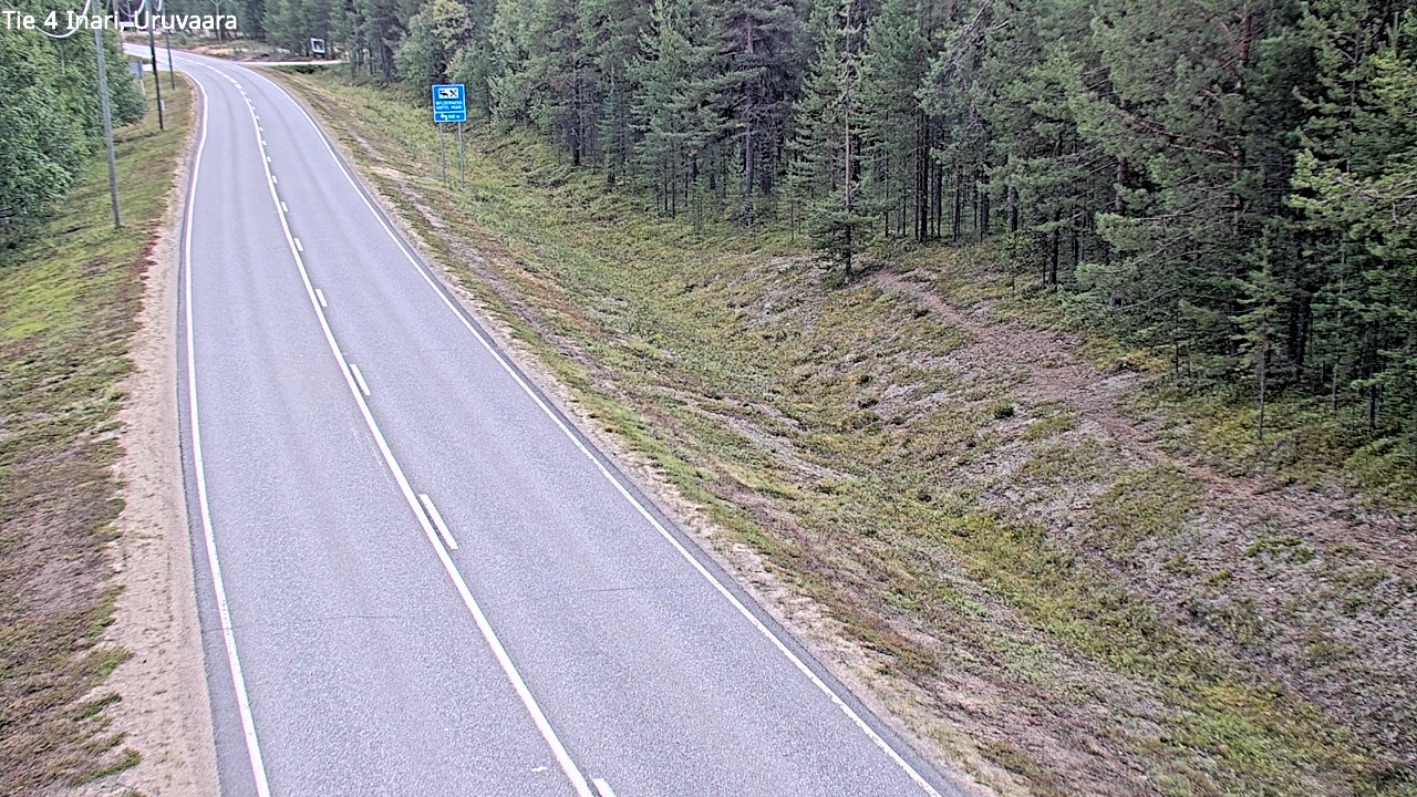 Weather Camera Image Road 4 Inari, Uruvaara, Inari, Lappi