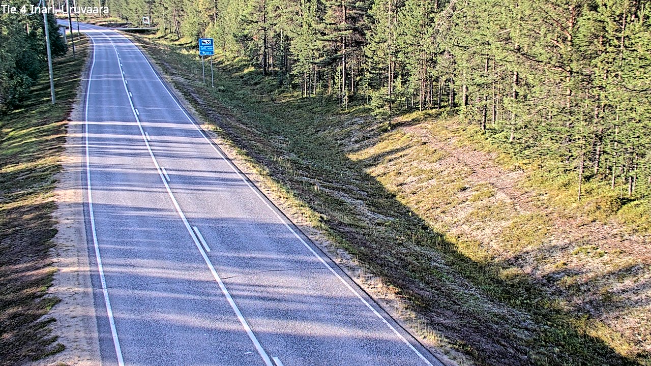 Weather Camera Image Road 4 Inari, Uruvaara, Inari, Lappi
