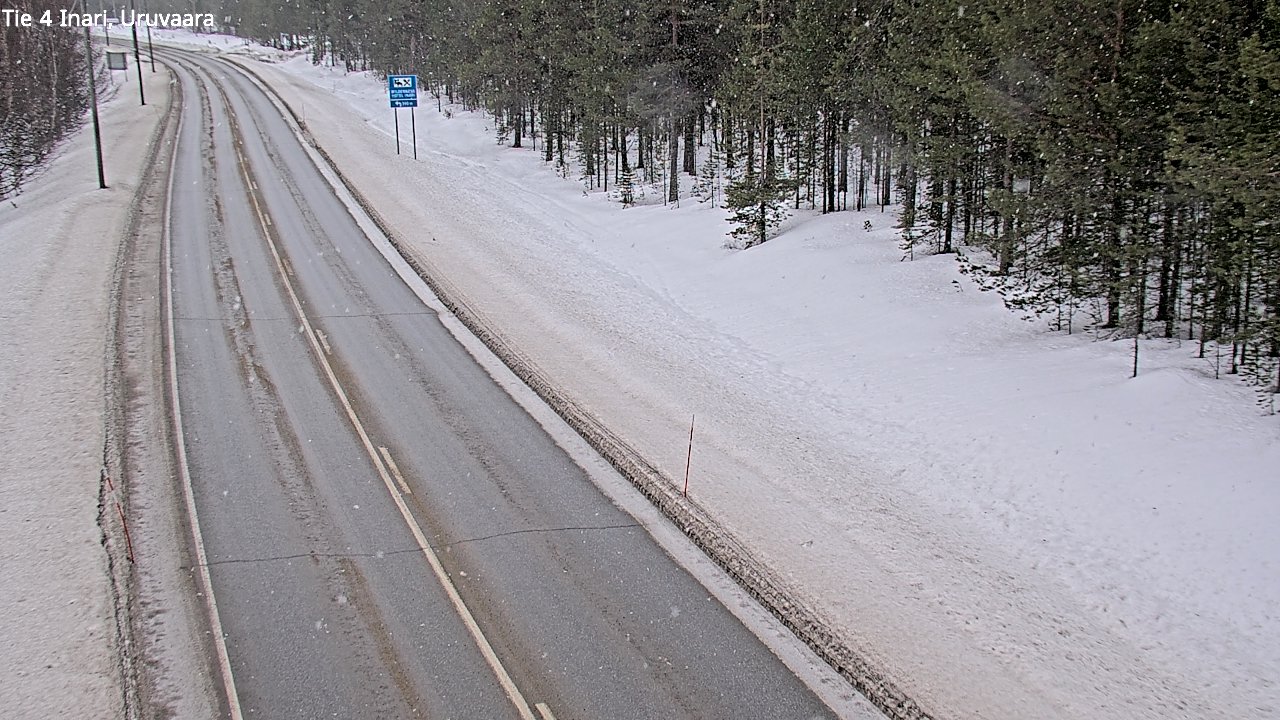 Kelikamerat Kuva Tie 4 Inari, Uruvaara, Inari, Lappi