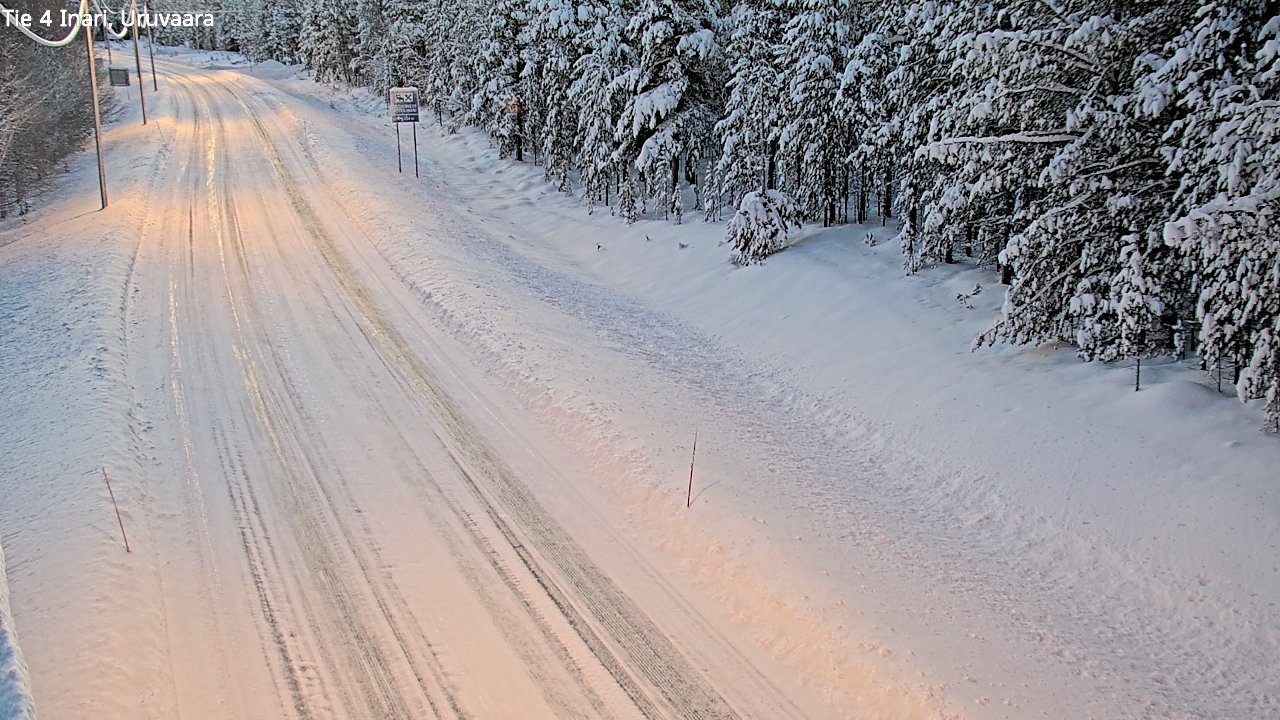 Weather Camera Image Road 4 Inari, Uruvaara, Inari, Lappi