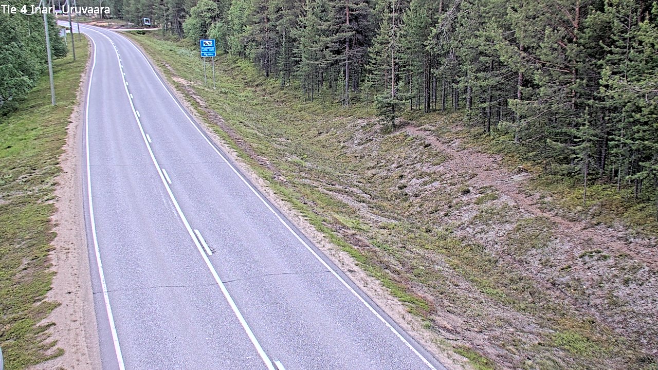 Kelikamerat Kuva Tie 4 Inari, Uruvaara, Inari, Lappi
