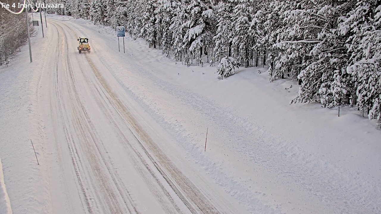 Weather Camera Image Road 4 Inari, Uruvaara, Inari, Lappi
