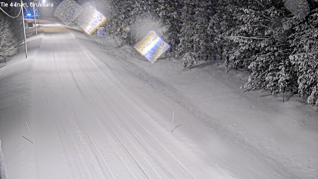 Kelikamerat Kuva Tie 4 Inari, Uruvaara, Inari, Lappi