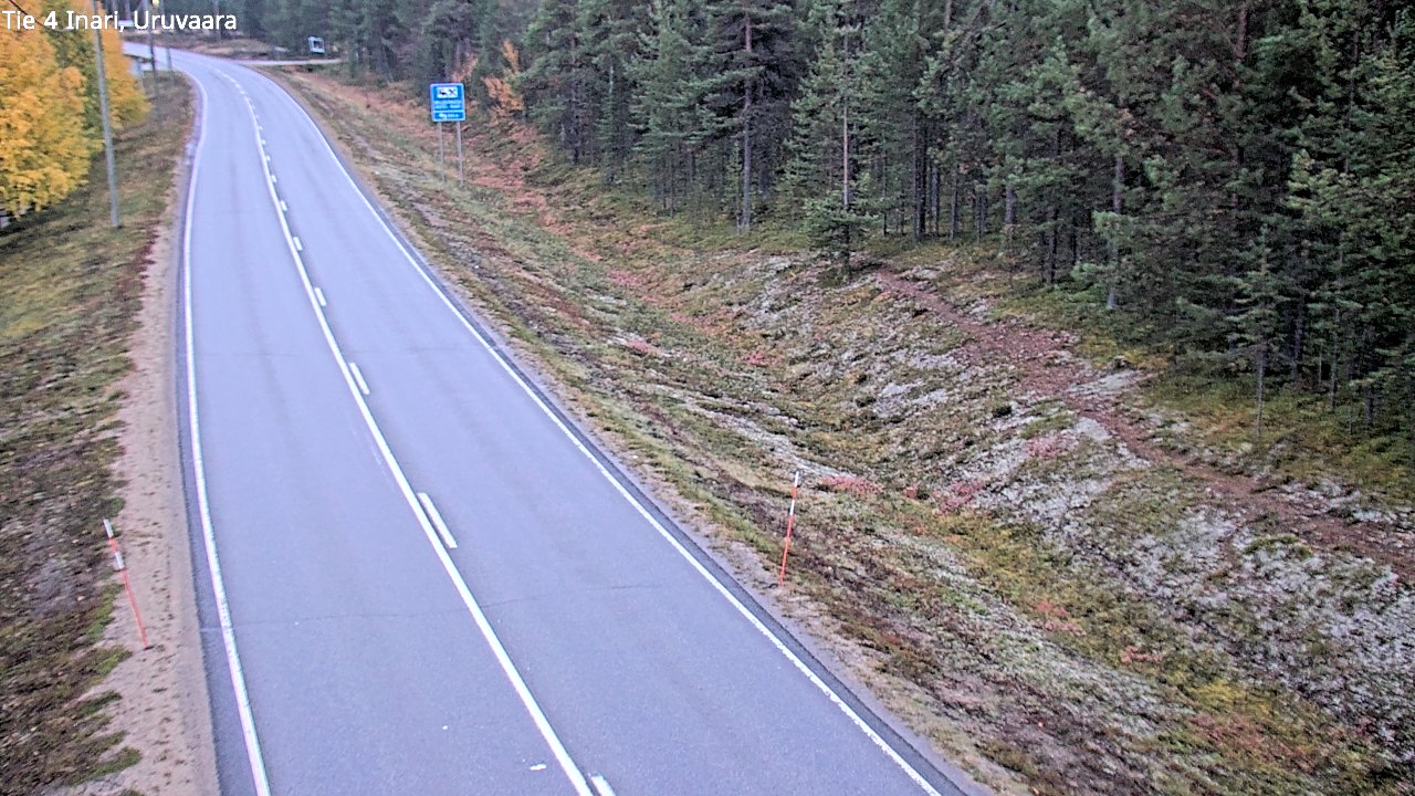 Kelikamerat Kuva Tie 4 Inari, Uruvaara, Inari, Lappi