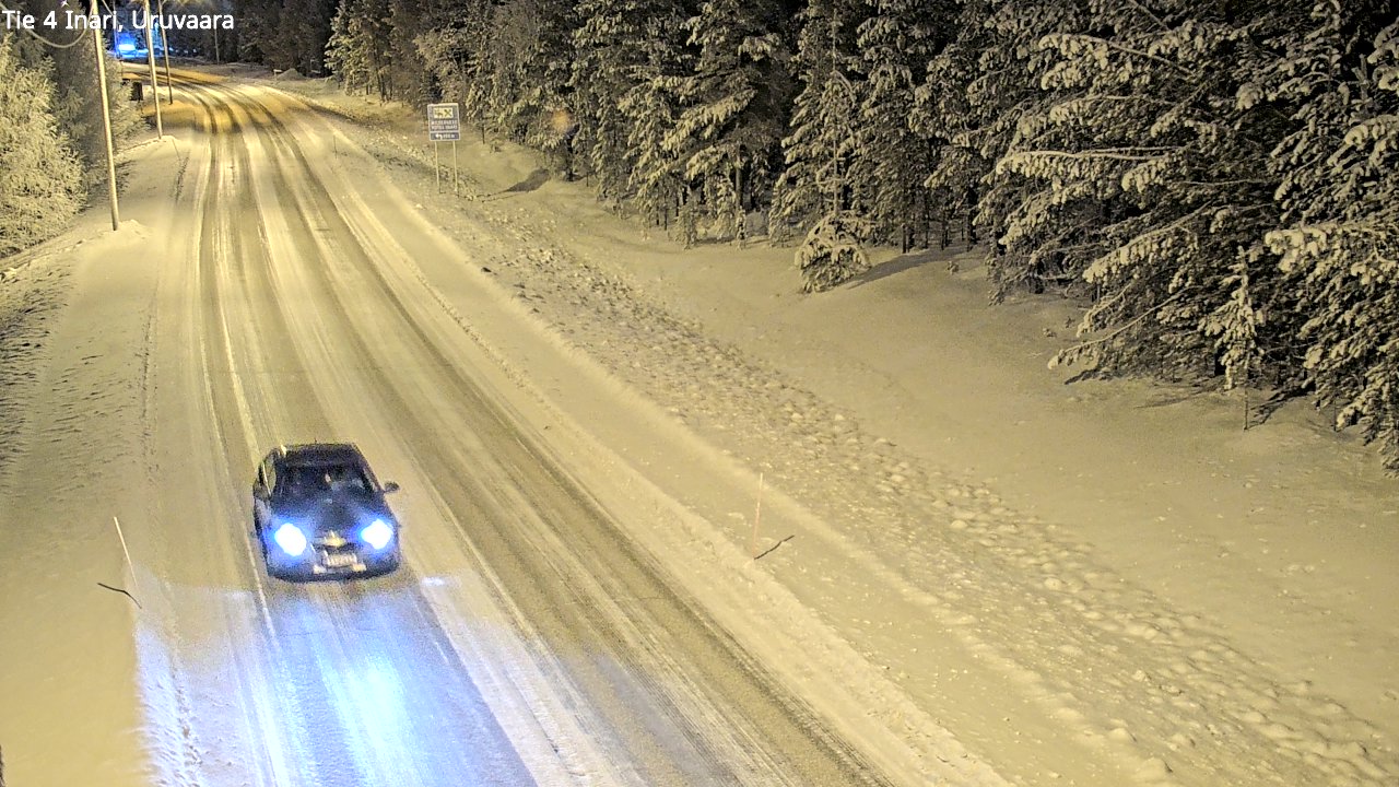 Kelikamerat Kuva Tie 4 Inari, Uruvaara, Inari, Lappi