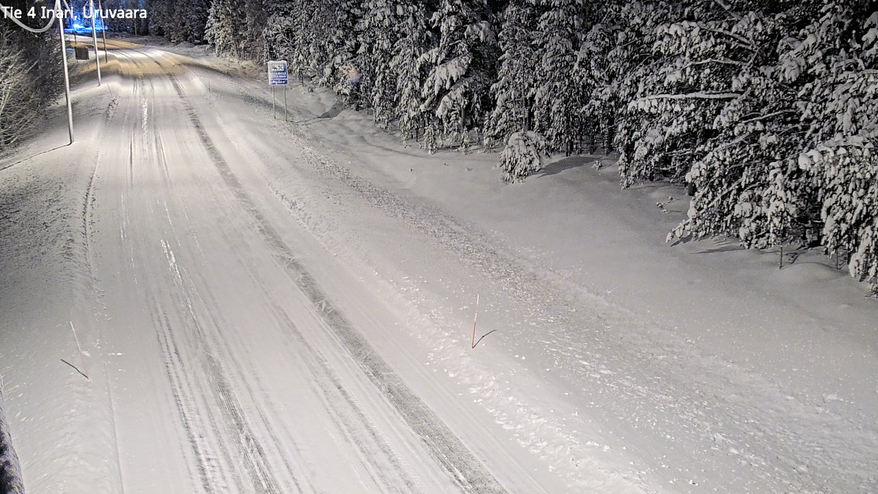 Weather Camera Image Road 4 Inari, Uruvaara, Inari, Lappi