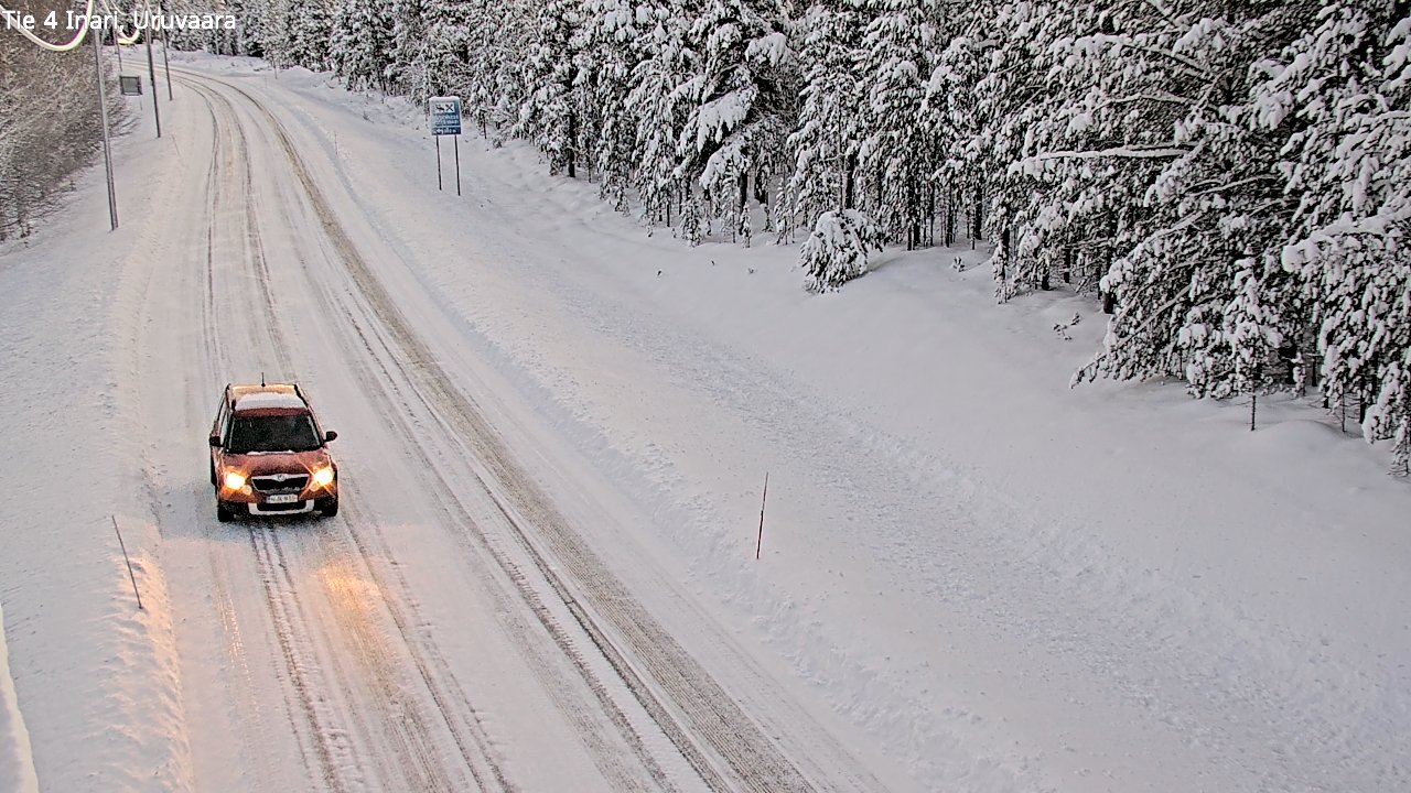 Weather Camera Image Road 4 Inari, Uruvaara, Inari, Lappi