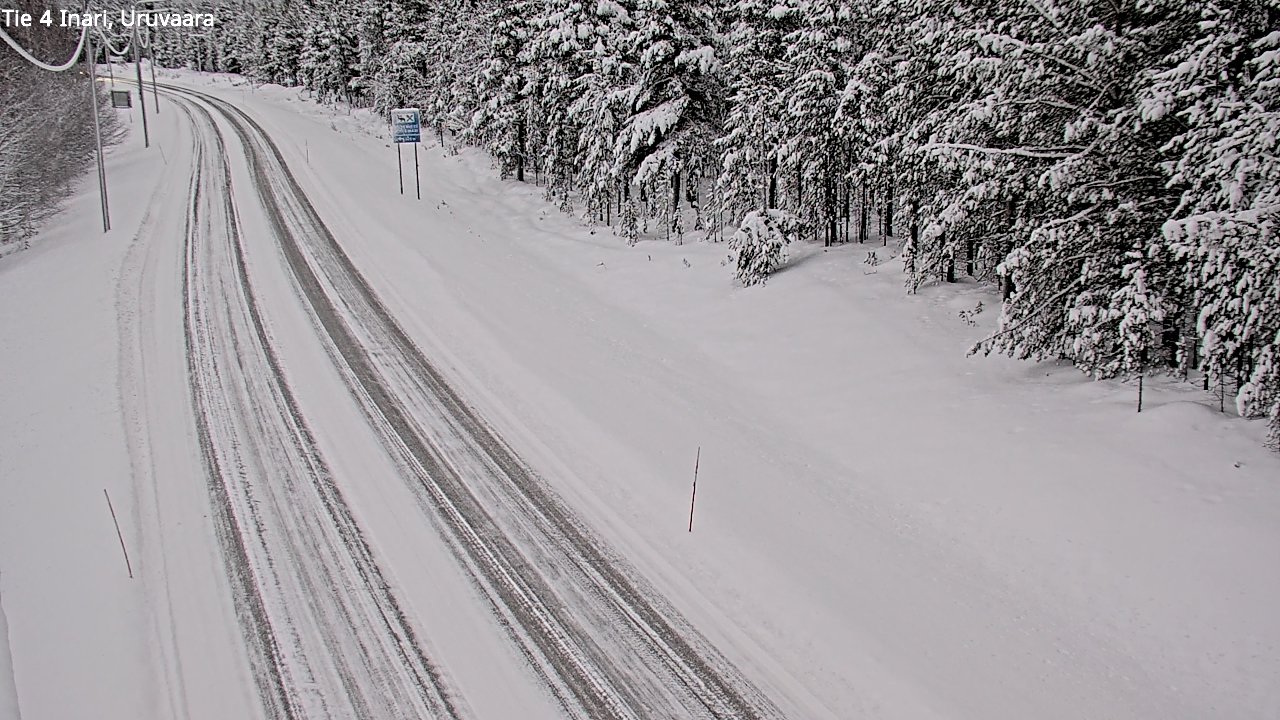Kelikamerat Kuva Tie 4 Inari, Uruvaara, Inari, Lappi