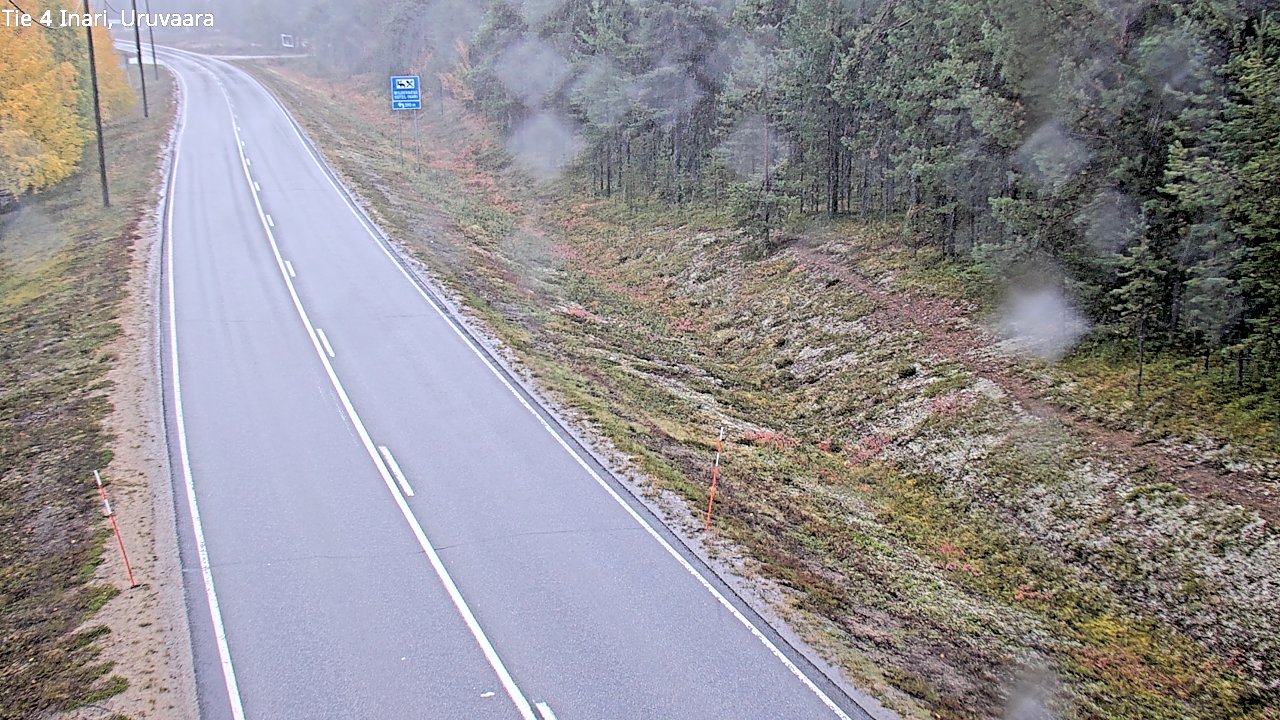 Weather Camera Image Road 4 Inari, Uruvaara, Inari, Lappi