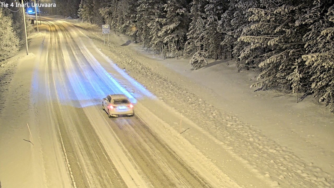 Kelikamerat Kuva Tie 4 Inari, Uruvaara, Inari, Lappi
