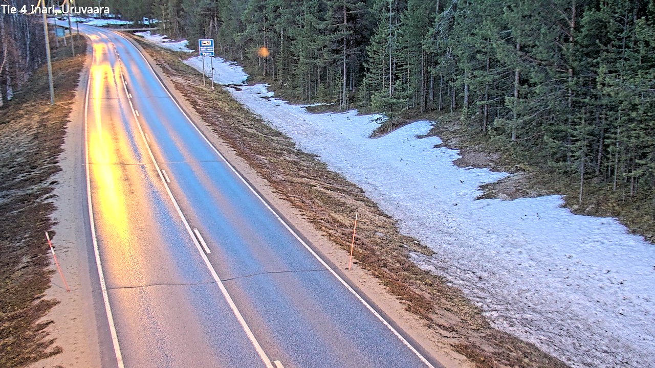 Weather Camera Image Road 4 Inari, Uruvaara, Inari, Lappi
