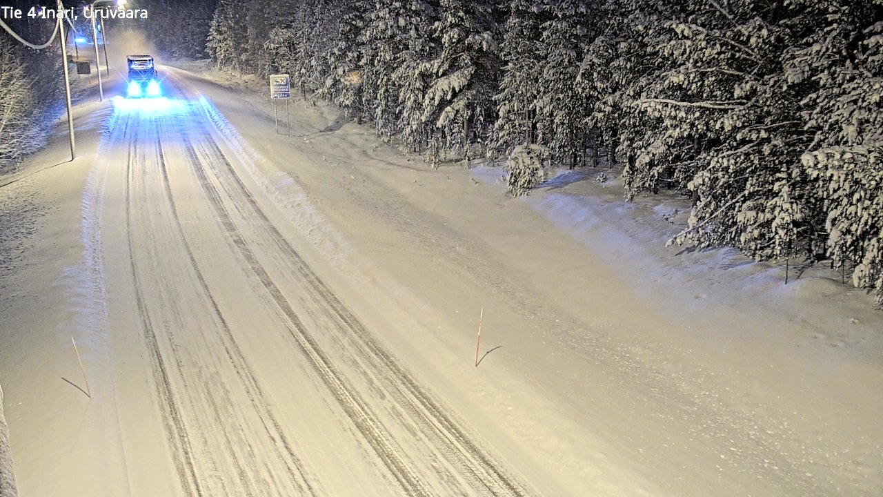 Kelikamerat Kuva Tie 4 Inari, Uruvaara, Inari, Lappi