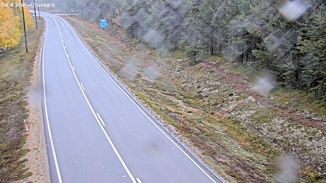 Weather Camera Image Road 4 Inari, Uruvaara, Inari, Lappi