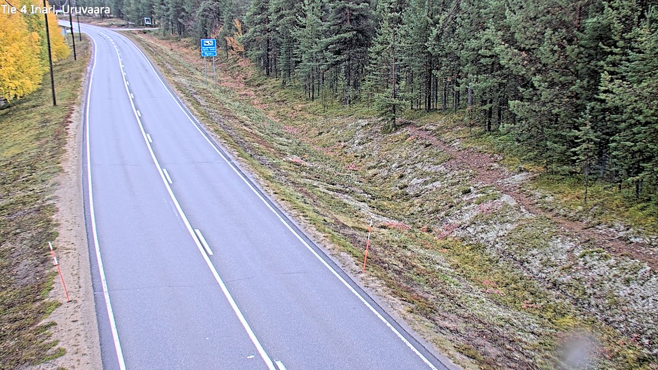 Weather Camera Image Road 4 Inari, Uruvaara, Inari, Lappi