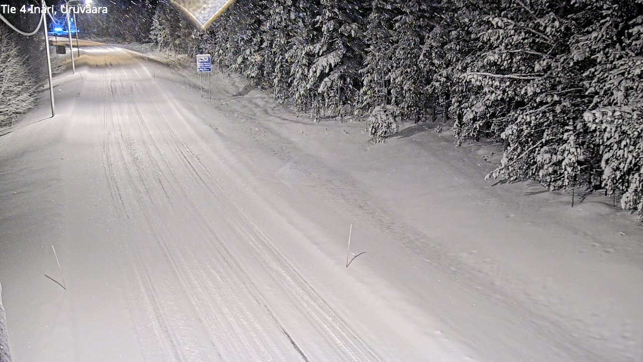 Kelikamerat Kuva Tie 4 Inari, Uruvaara, Inari, Lappi