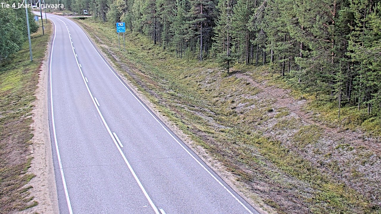 Weather Camera Image Road 4 Inari, Uruvaara, Inari, Lappi