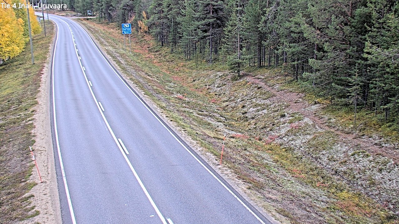 Kelikamerat Kuva Tie 4 Inari, Uruvaara, Inari, Lappi