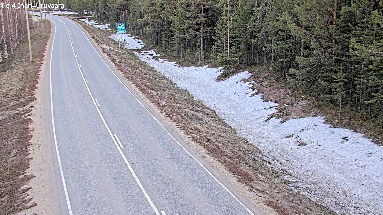 Weather Camera Image Road 4 Inari, Uruvaara, Inari, Lappi
