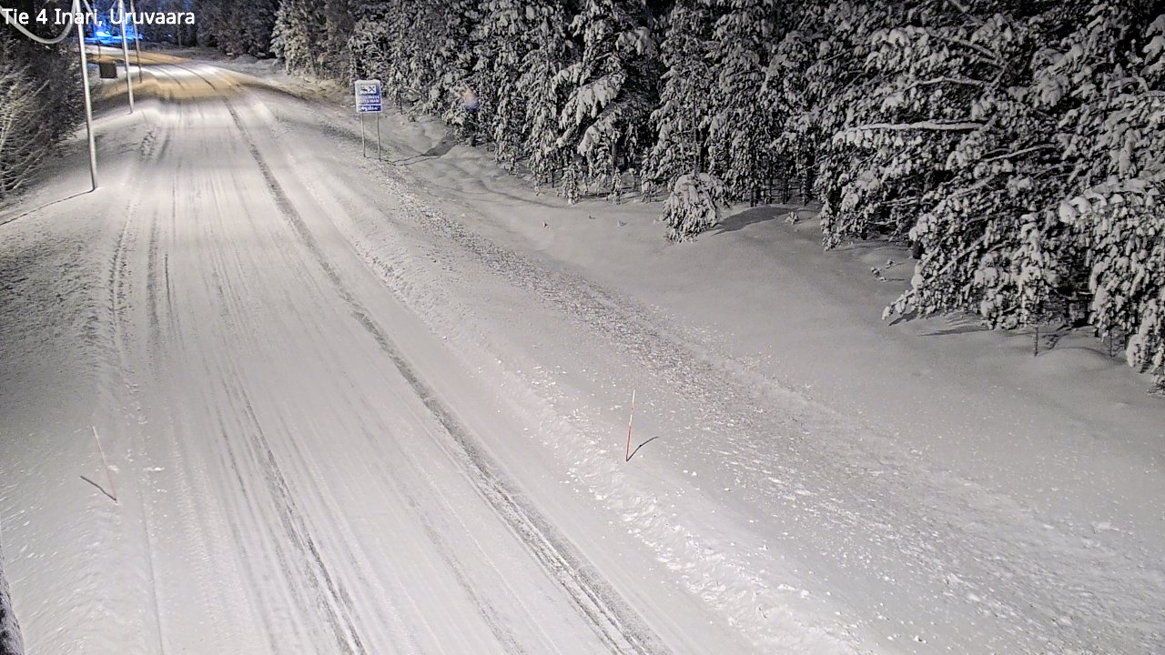 Weather Camera Image Road 4 Inari, Uruvaara, Inari, Lappi