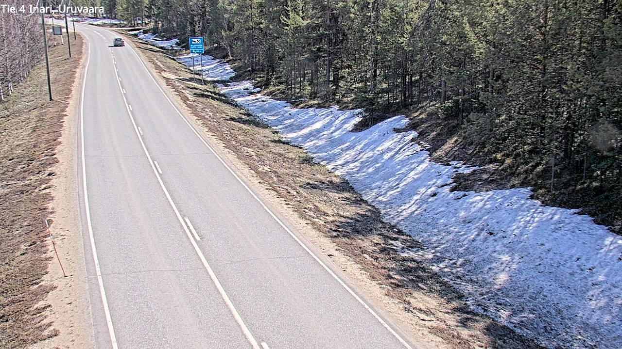 Weather Camera Image Road 4 Inari, Uruvaara, Inari, Lappi