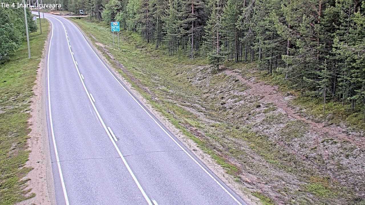 Kelikamerat Kuva Tie 4 Inari, Uruvaara, Inari, Lappi
