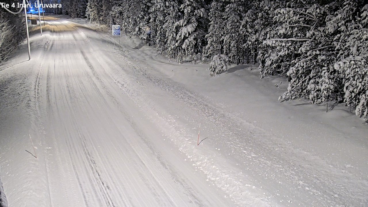 Weather Camera Image Road 4 Inari, Uruvaara, Inari, Lappi