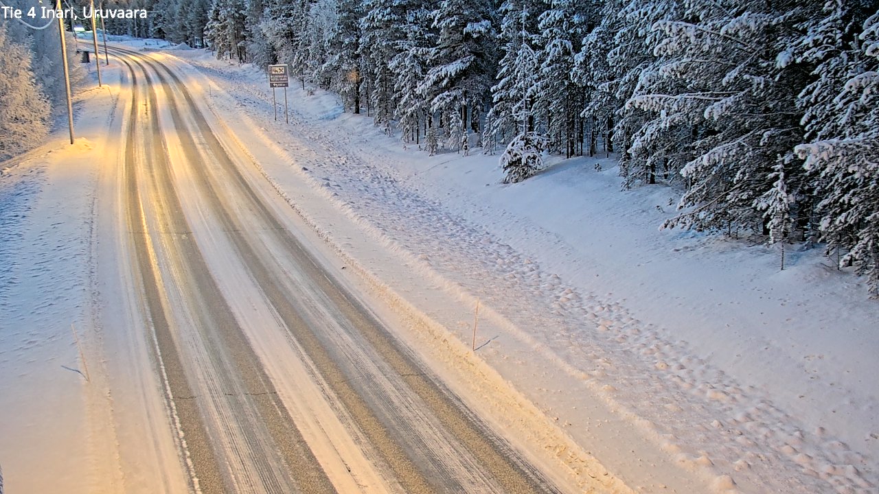 Kelikamerat Kuva Tie 4 Inari, Uruvaara, Inari, Lappi