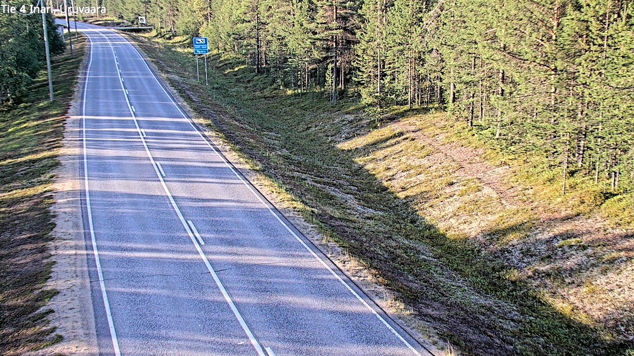 Weather Camera Image Road 4 Inari, Uruvaara, Inari, Lappi