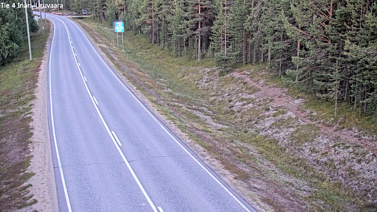 Kelikamerat Kuva Tie 4 Inari, Uruvaara, Inari, Lappi
