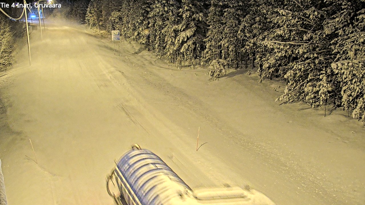 Kelikamerat Kuva Tie 4 Inari, Uruvaara, Inari, Lappi