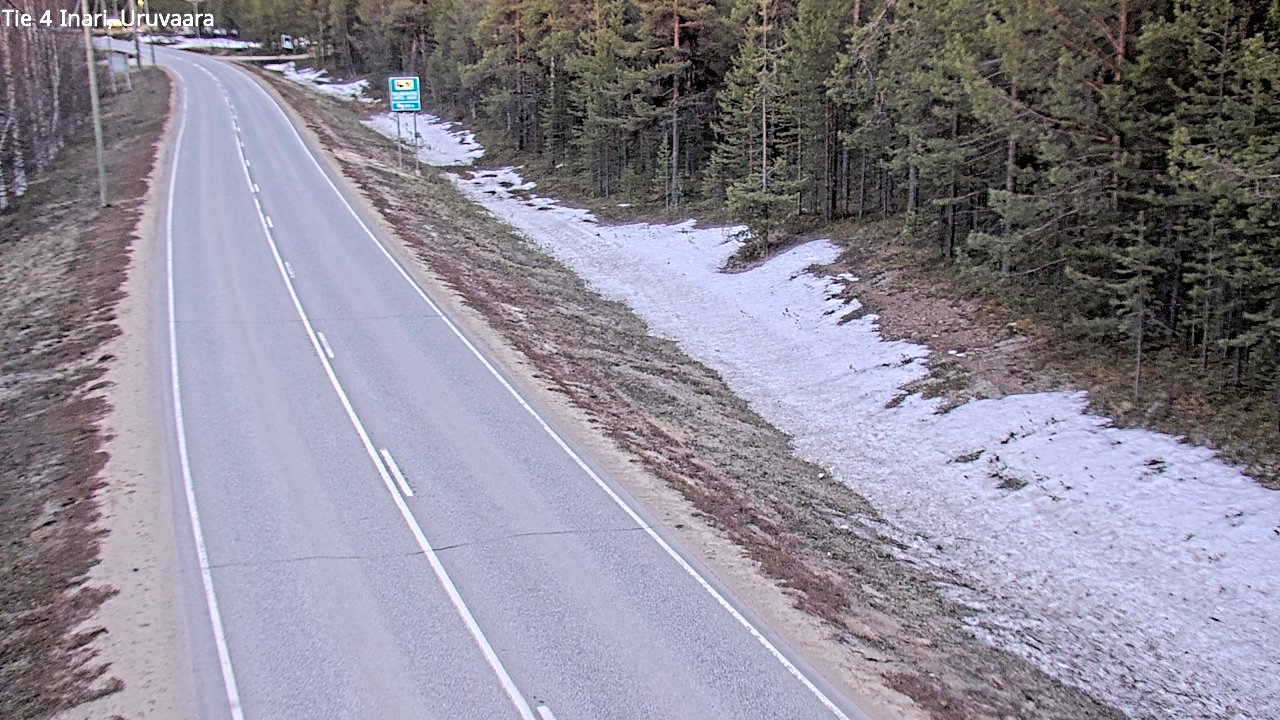 Kelikamerat Kuva Tie 4 Inari, Uruvaara, Inari, Lappi
