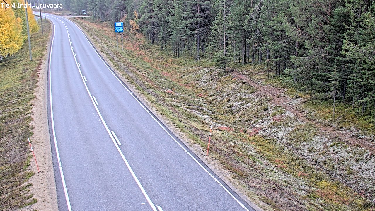 Kelikamerat Kuva Tie 4 Inari, Uruvaara, Inari, Lappi