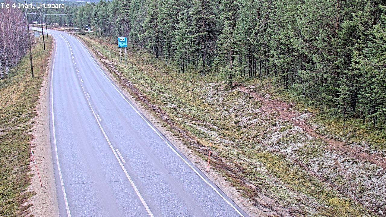 Kelikamerat Kuva Tie 4 Inari, Uruvaara, Inari, Lappi