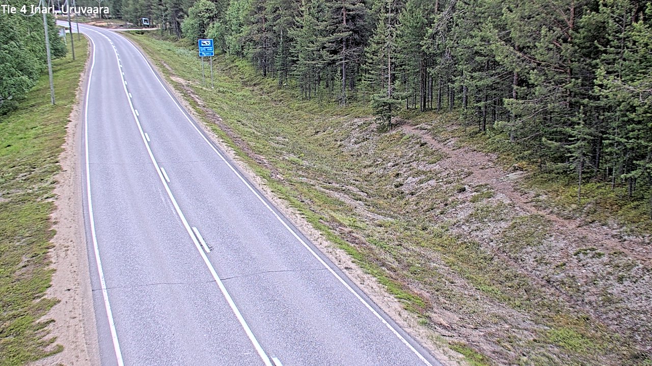 Kelikamerat Kuva Tie 4 Inari, Uruvaara, Inari, Lappi