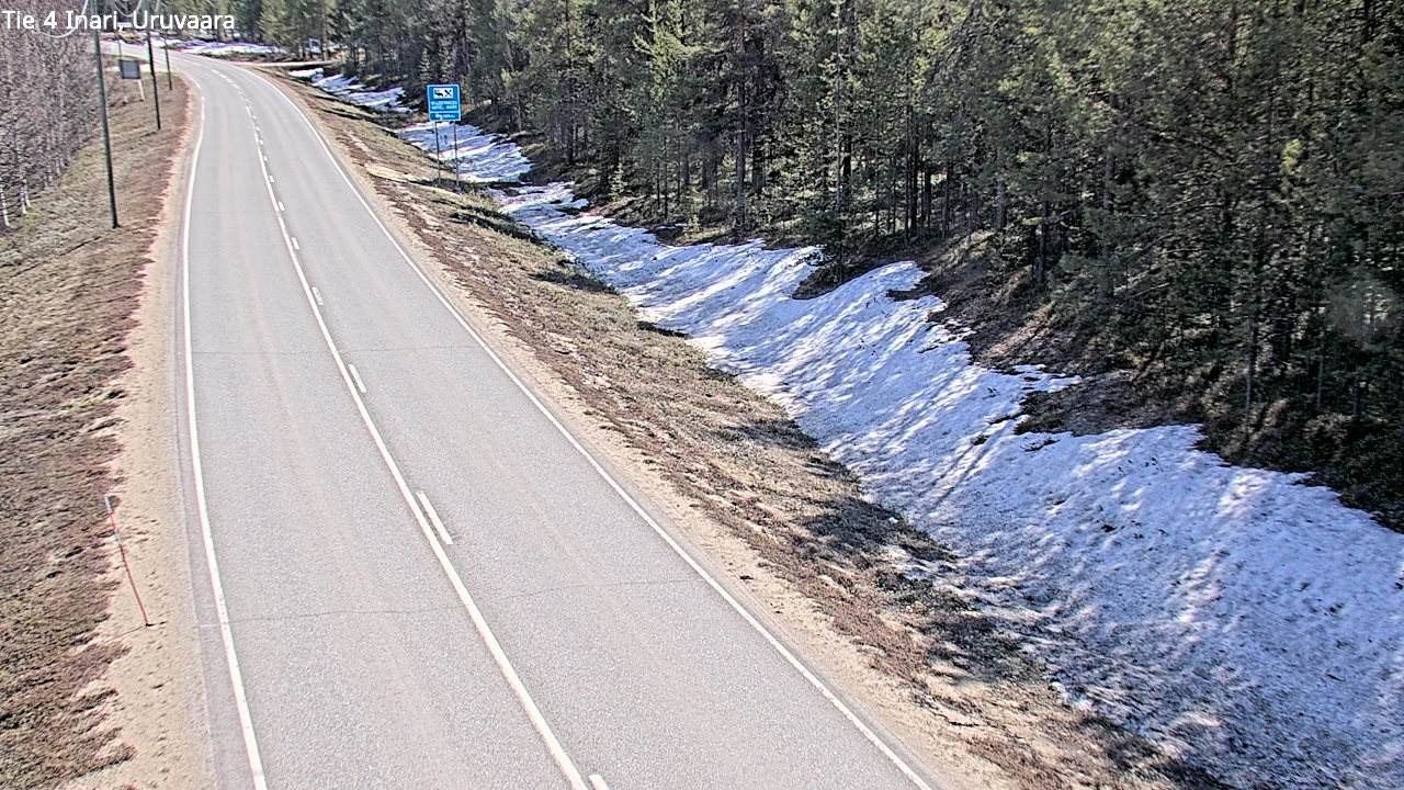 Weather Camera Image Road 4 Inari, Uruvaara, Inari, Lappi