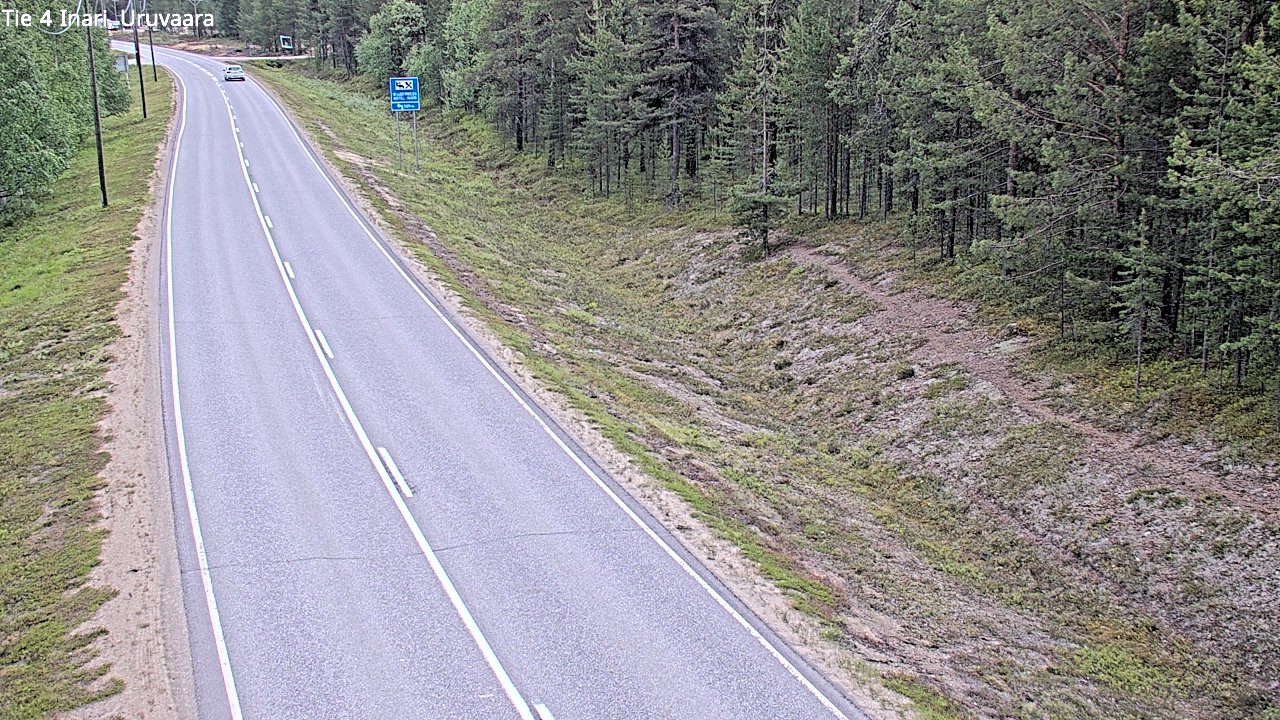 Kelikamerat Kuva Tie 4 Inari, Uruvaara, Inari, Lappi