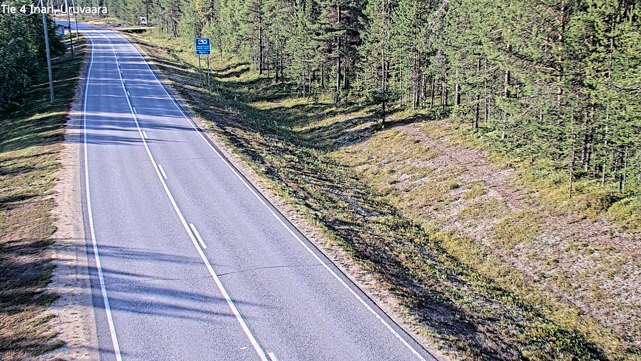 Weather Camera Image Road 4 Inari, Uruvaara, Inari, Lappi
