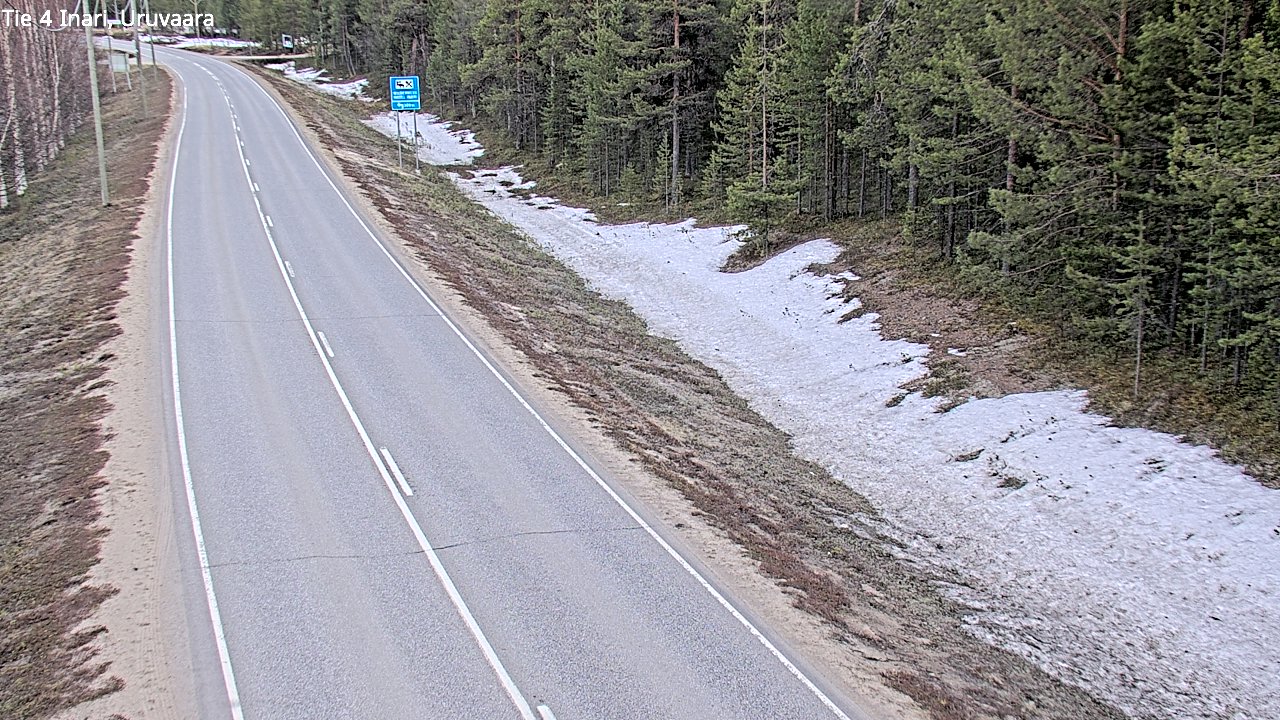 Weather Camera Image Road 4 Inari, Uruvaara, Inari, Lappi
