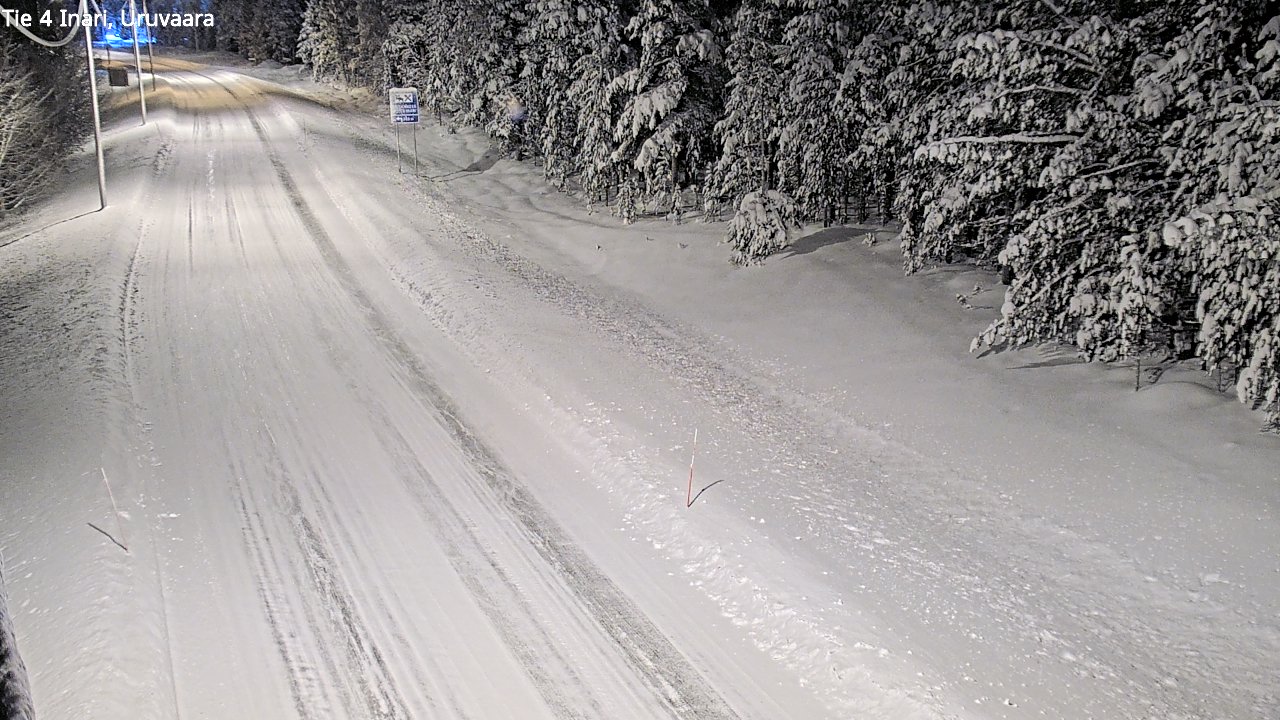 Weather Camera Image Road 4 Inari, Uruvaara, Inari, Lappi