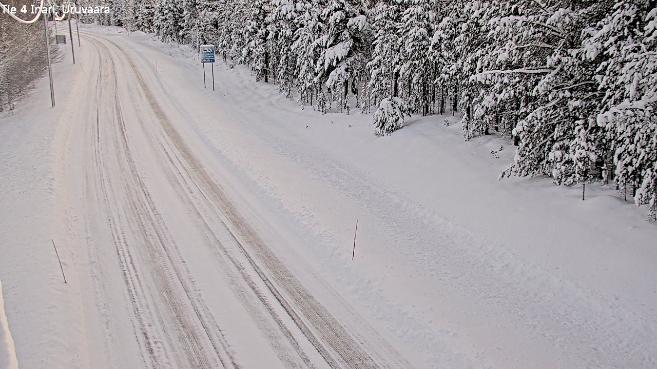 Weather Camera Image Road 4 Inari, Uruvaara, Inari, Lappi
