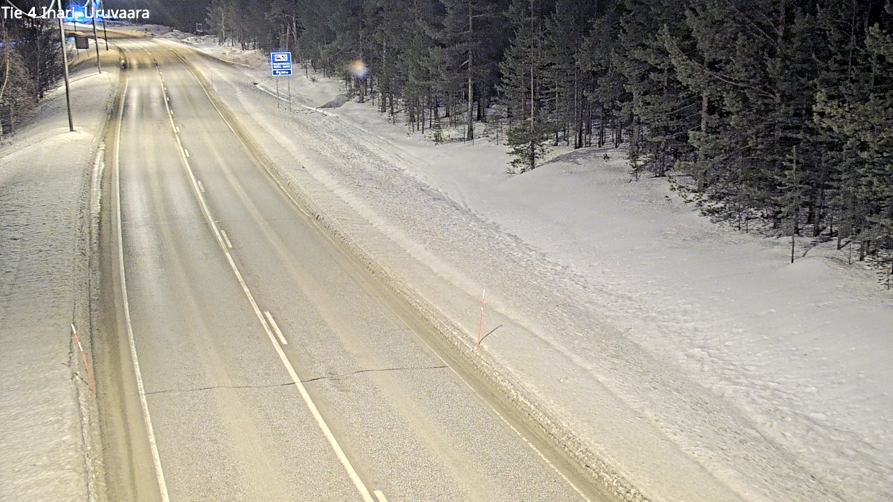 Kelikamerat Kuva Tie 4 Inari, Uruvaara, Inari, Lappi