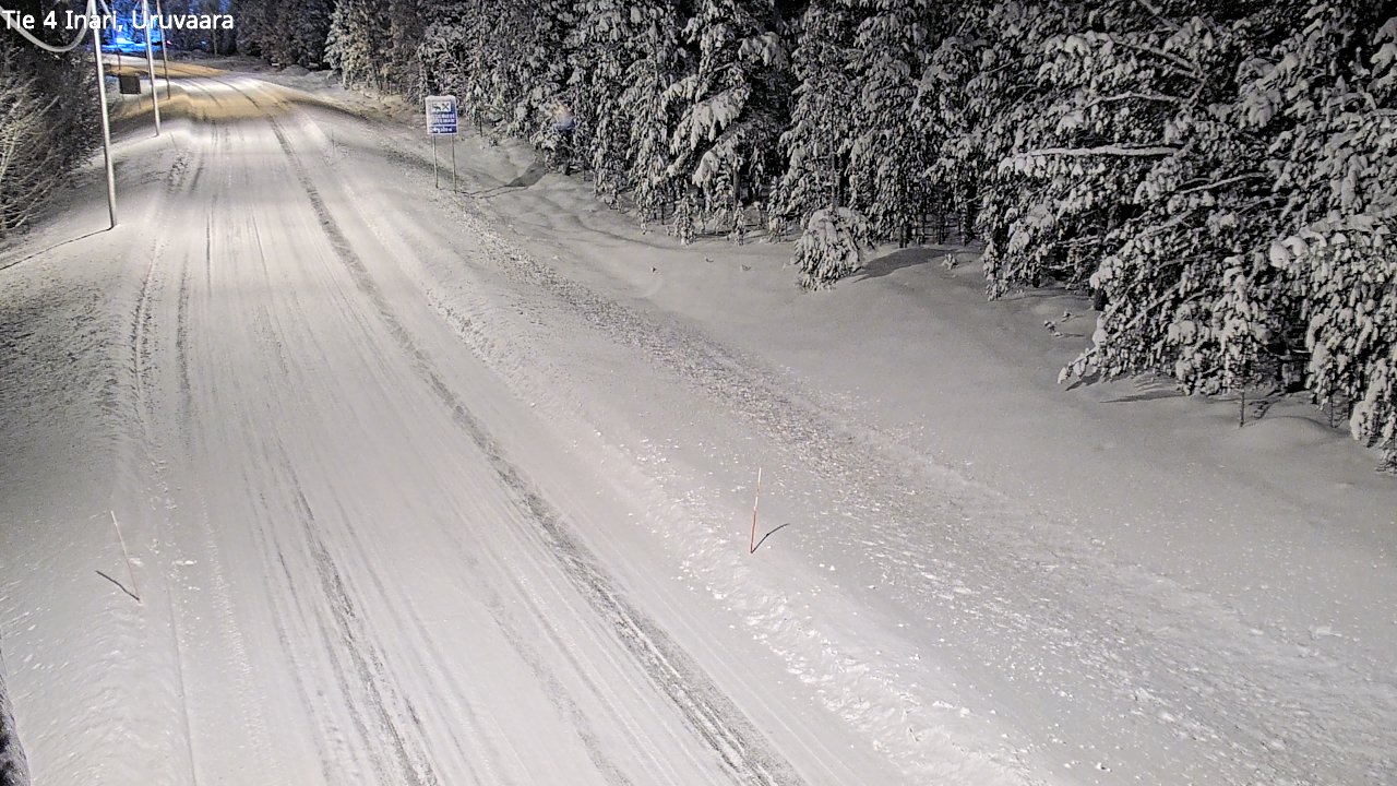 Weather Camera Image Road 4 Inari, Uruvaara, Inari, Lappi