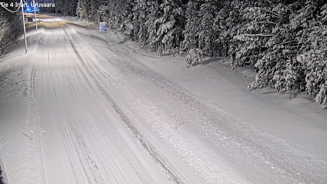 Weather Camera Image Road 4 Inari, Uruvaara, Inari, Lappi