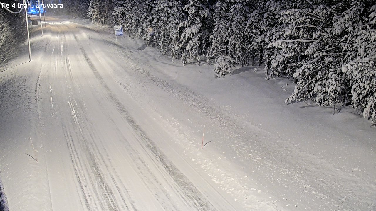 Weather Camera Image Road 4 Inari, Uruvaara, Inari, Lappi