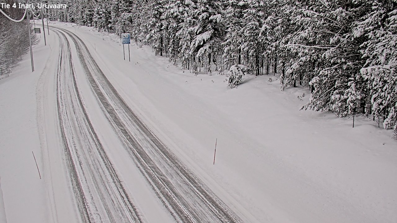 Kelikamerat Kuva Tie 4 Inari, Uruvaara, Inari, Lappi
