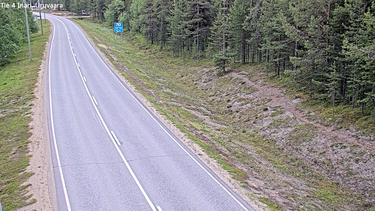 Kelikamerat Kuva Tie 4 Inari, Uruvaara, Inari, Lappi