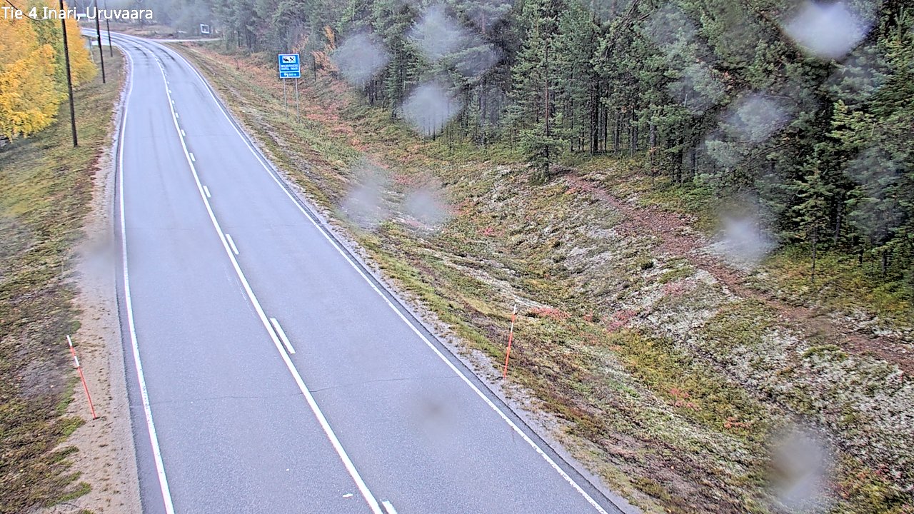 Weather Camera Image Road 4 Inari, Uruvaara, Inari, Lappi