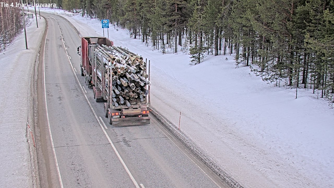 Kelikamerat Kuva Tie 4 Inari, Uruvaara, Inari, Lappi